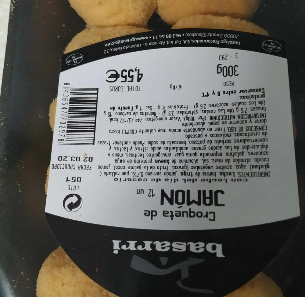 Croquetas de huevo y york