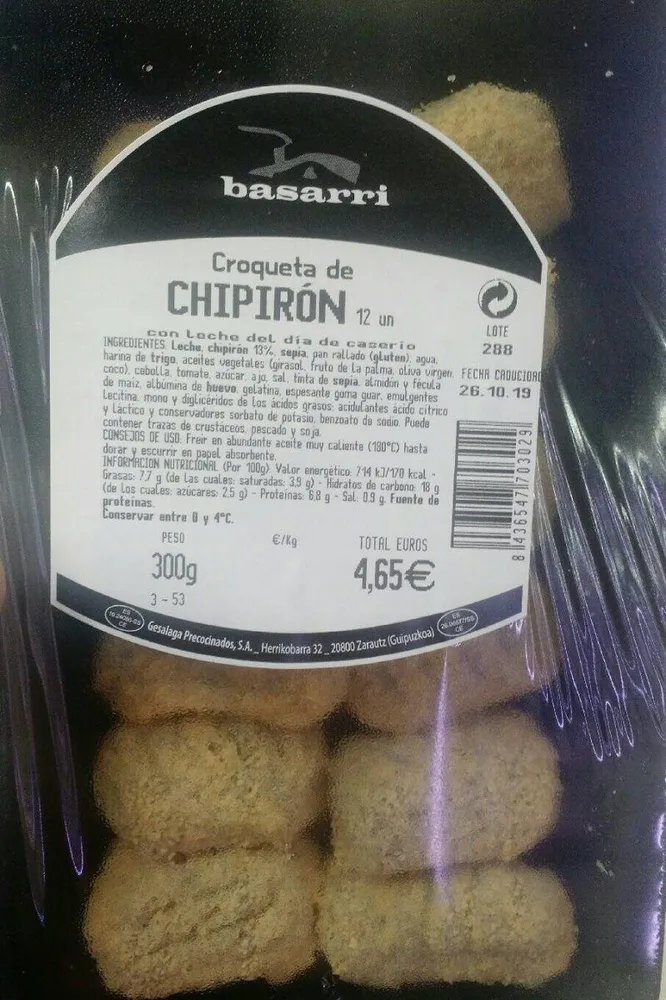 Croqueta de Chipirón