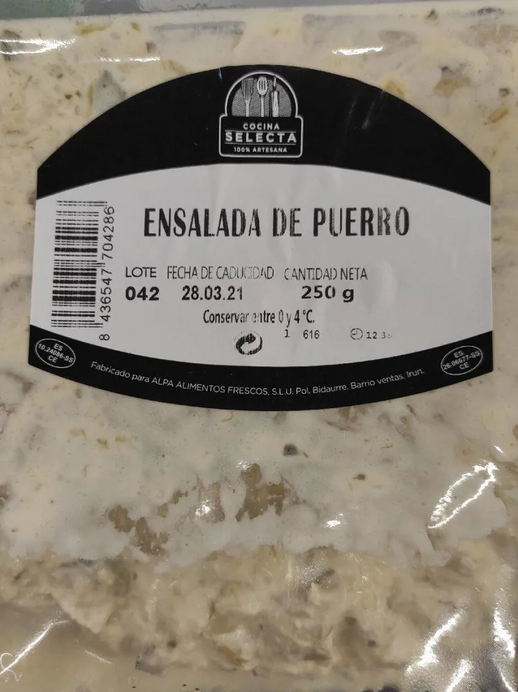 Ensalada de Puerro