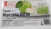 Helado de manzana verde