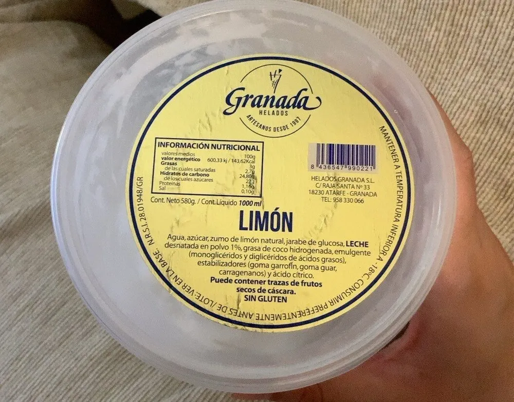 Helado Limón