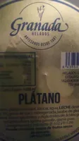Helado plátano
