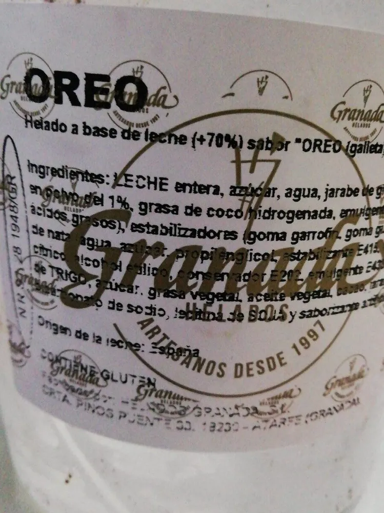 Helado OREO