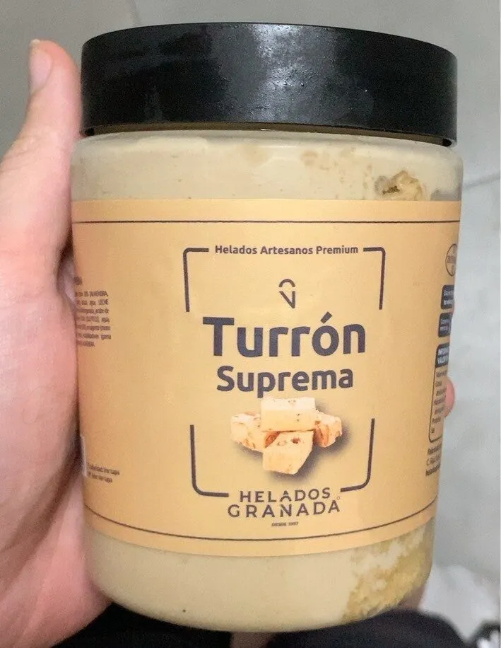 Helado Turrón