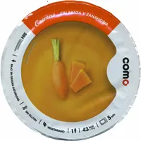 Crema de calabaza y zanahoria congelada