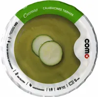 Crema de calabacines congelada