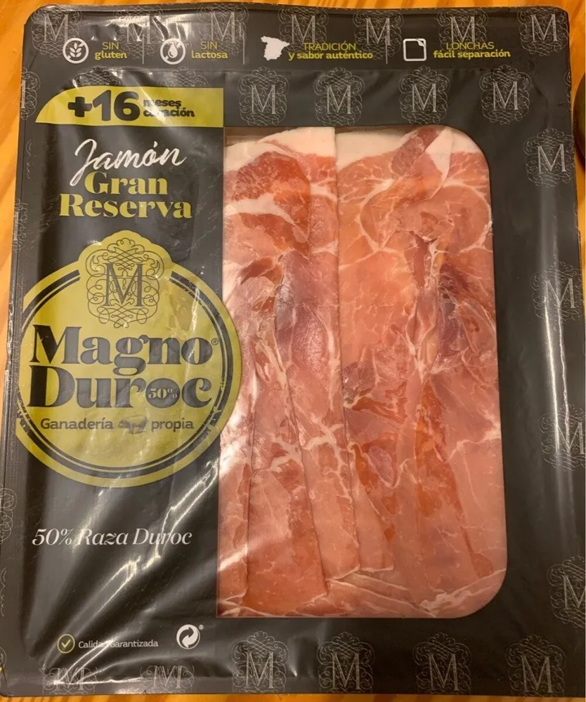 Jamón gran reserva Magno Duroc