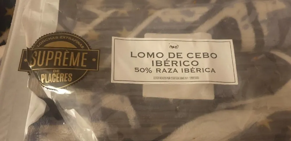 Lomo de cebo ibérico 50% raza ibérica