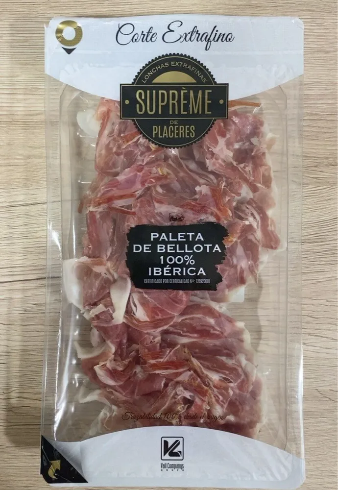 Paleta de bellota 100% ibérica