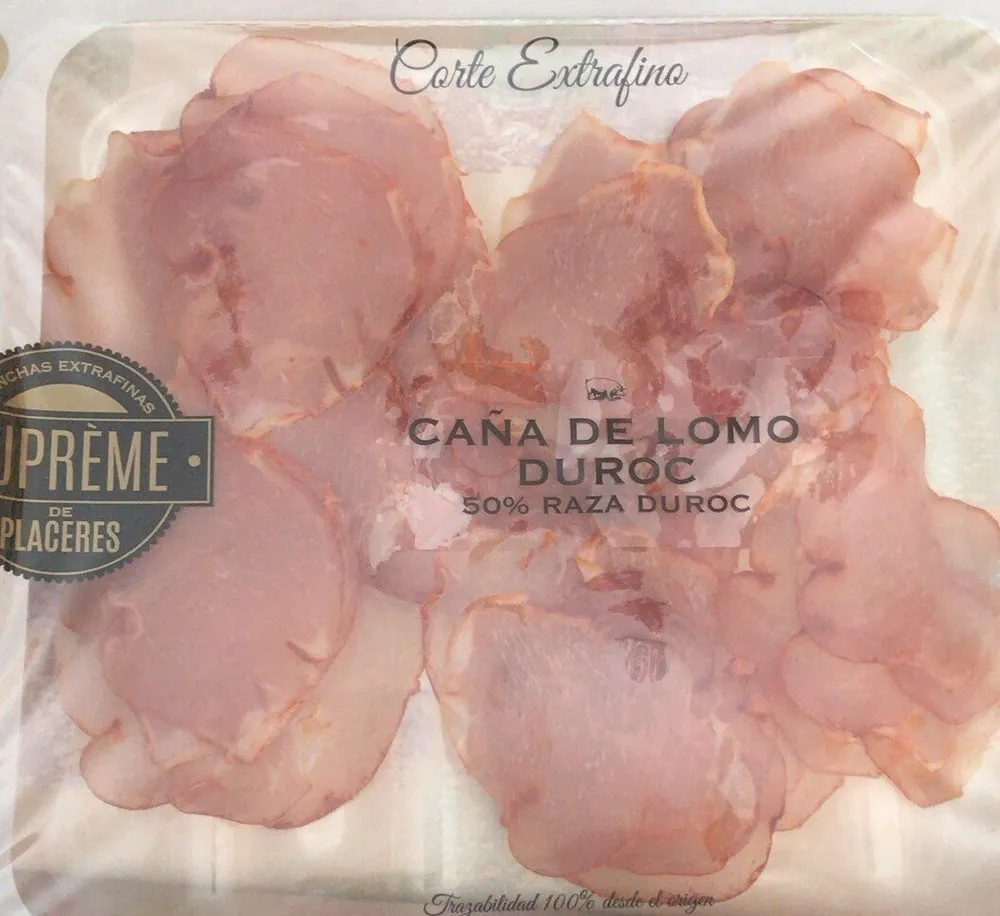 Caña de lomo duroc