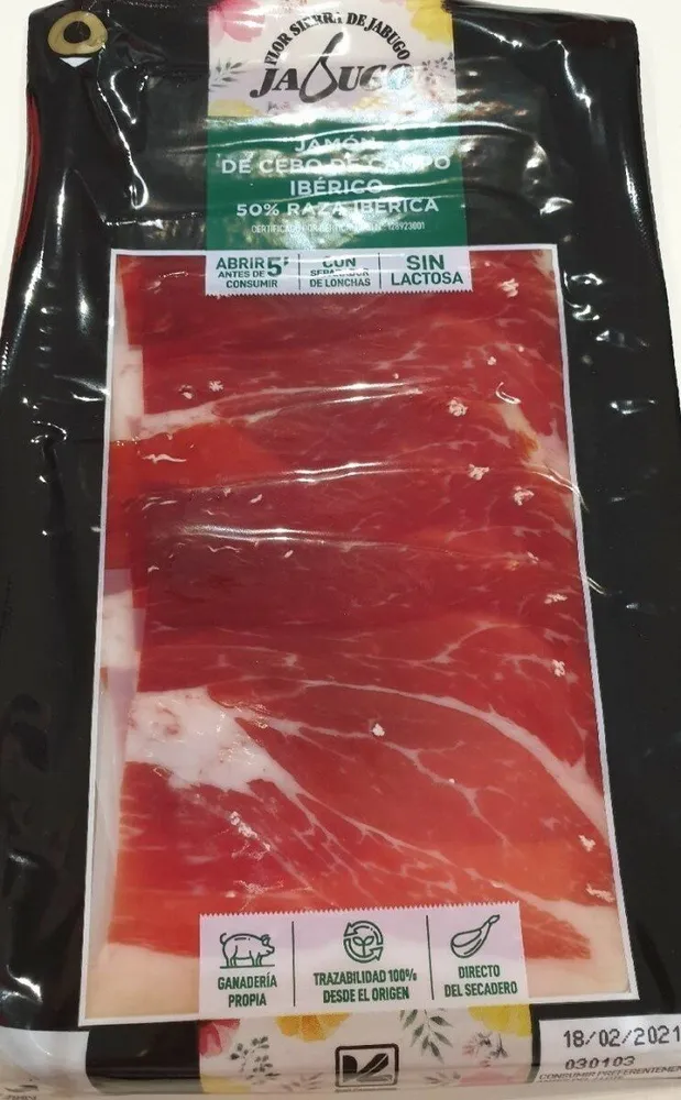 Jamón de cebo de campo ibérico