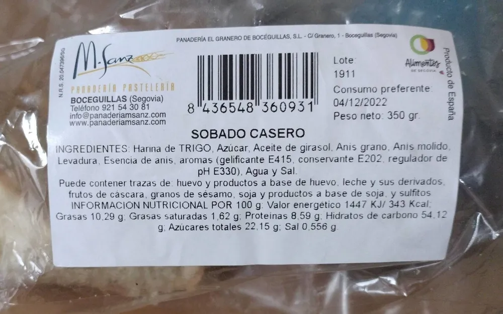 Sobado Casero