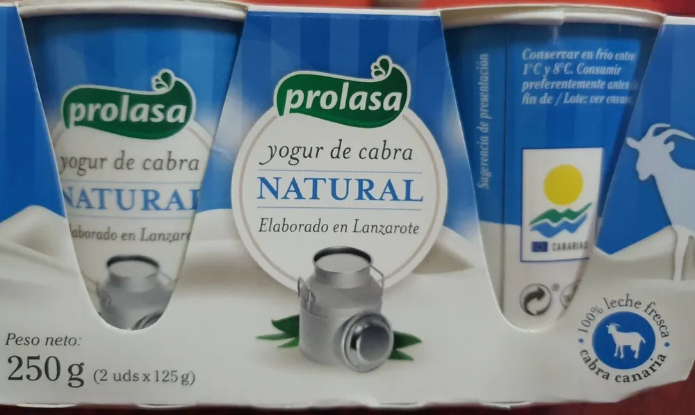 Yogur de cabra natural