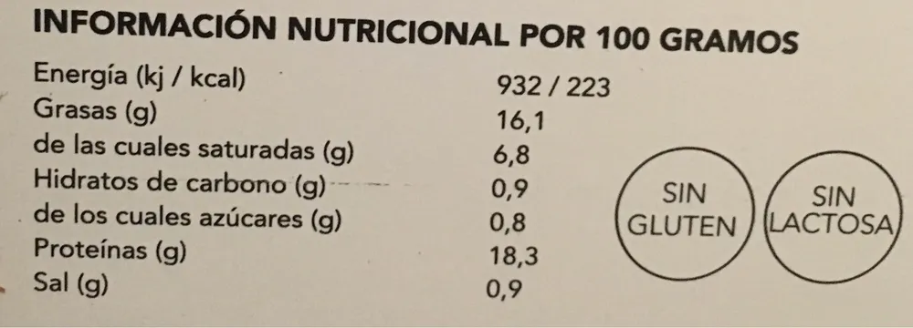 Hamburguesa de vacuno joven sin gluten y sin lactosa