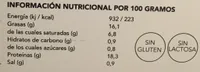 Hamburguesa de vacuno joven sin gluten y sin lactosa