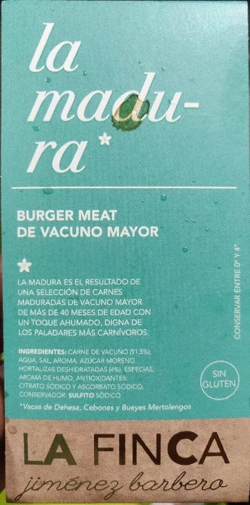 Burguer Meat de Vacuno Mayor
