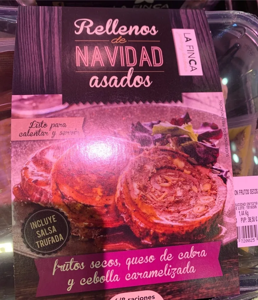 Relleno de navidad asados