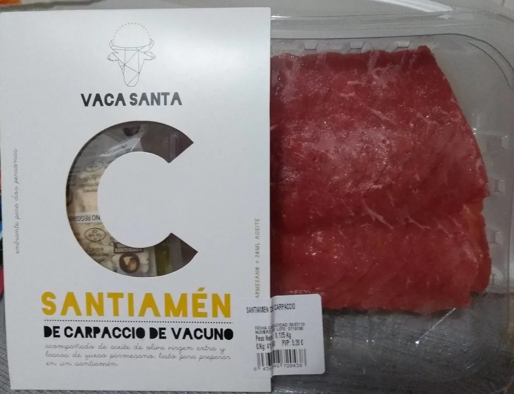 Carpaccio de vacuno