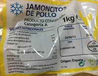 Jamoncitos de pollo congelados