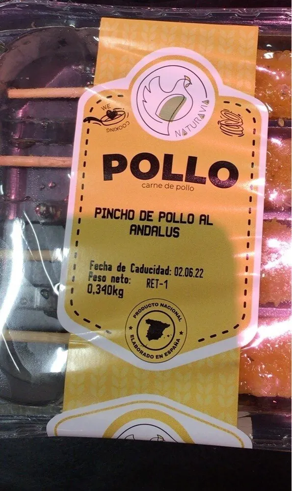 Pincho de pollo Al Andalus