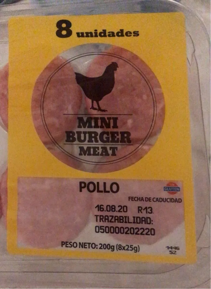 Mini Burguer Pollo