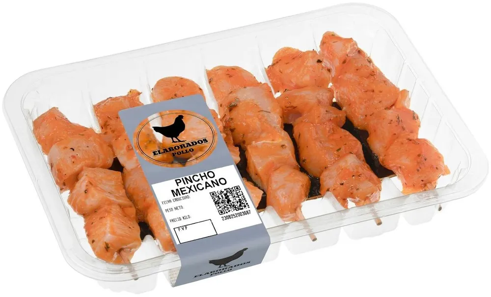 Pincho mexicano pollo