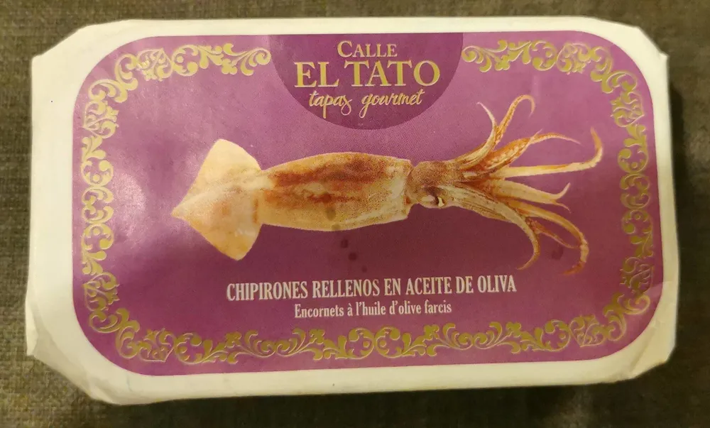 Encornet a l'huile d'olive farcis