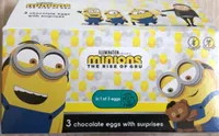 Oeufs en chocolat minions