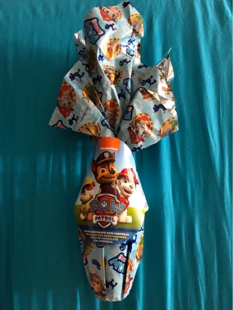 Oeuf chocolat pat'patrouille avec surprise