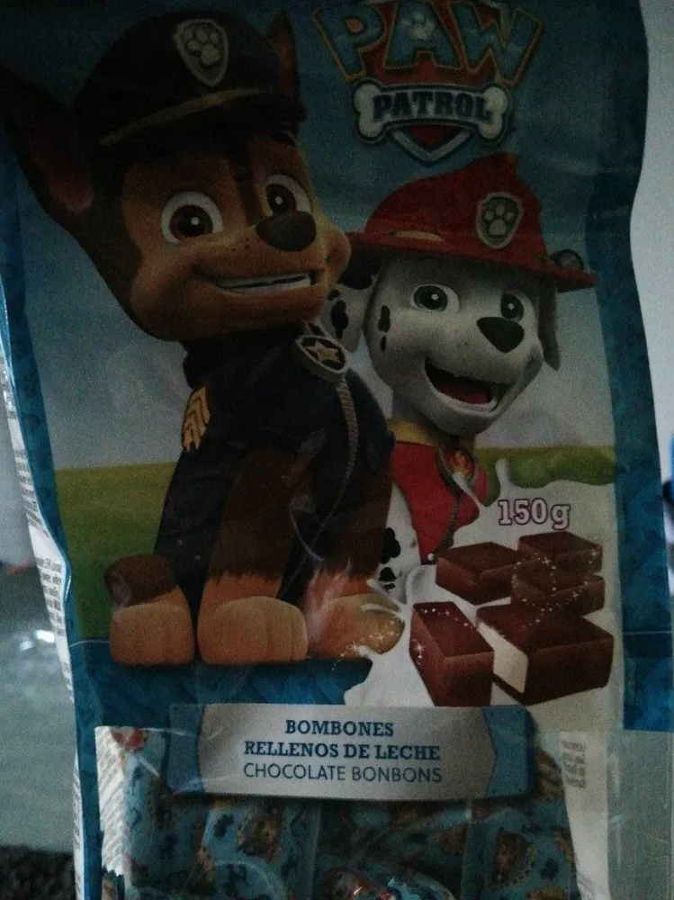 Bonbons au chocolat Paw Patrol