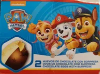 Huevos de chocolate. Paw patrol