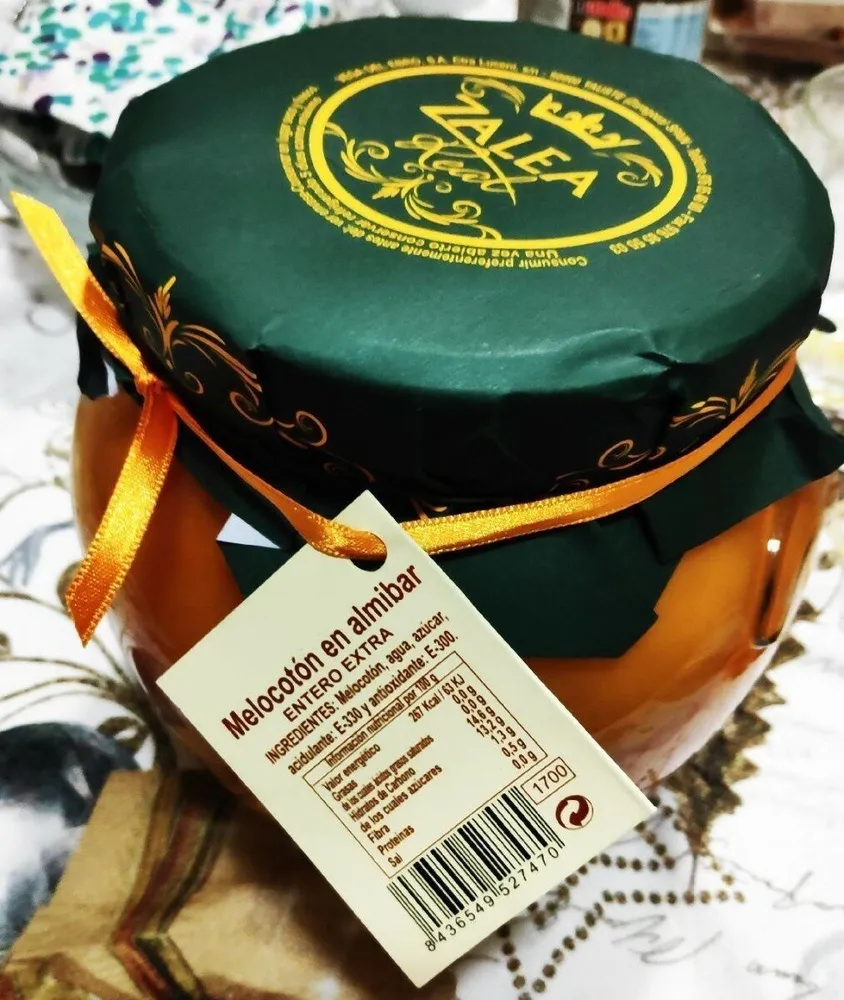 Melocotón en almibar