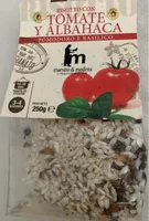 Risotto con tomate y albahaca