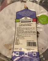 Pizza de jamón ecológica