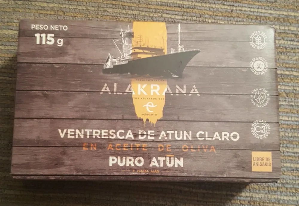 Ventresca de atún claro en aceite de oliva