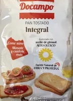 Pan tostado integral