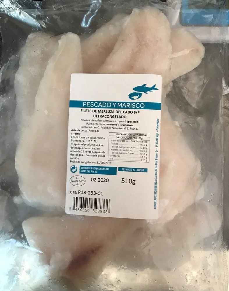 Filete de Merluza del Cabo