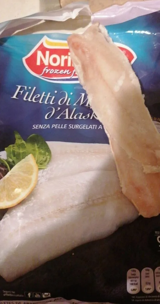 Filetti di merluzzo d'alaska