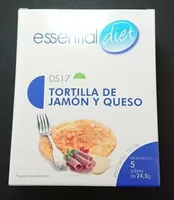 Tortilla de jamón y queso