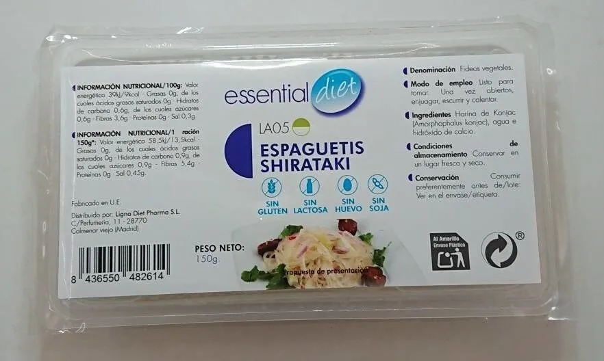 Espaguetis shirataqui