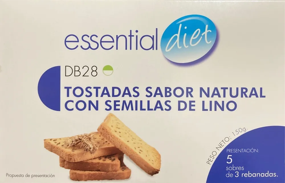 Tostadas con lino