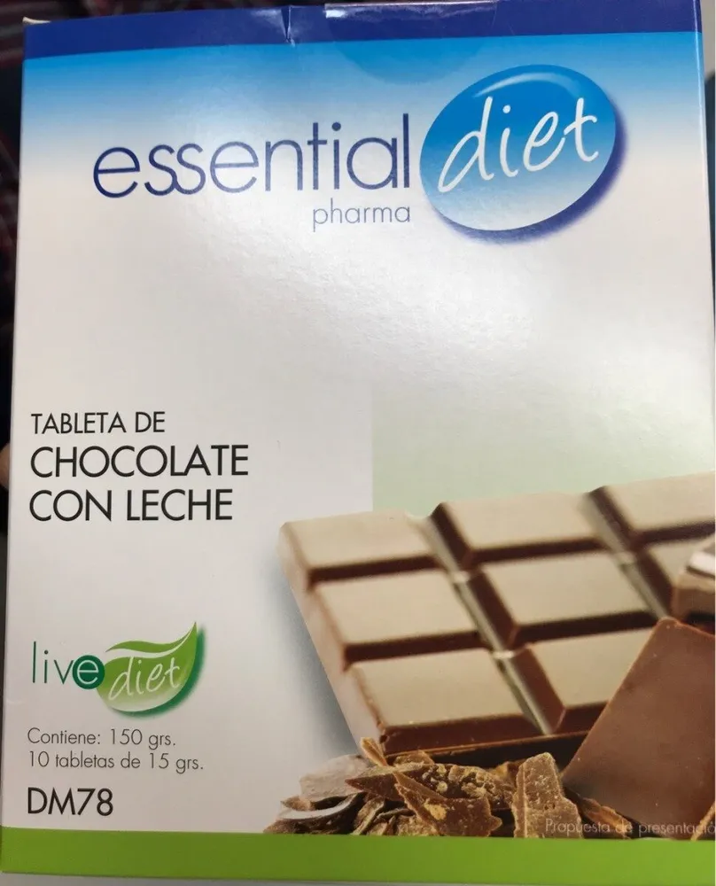 Tableta de chocolate con leche