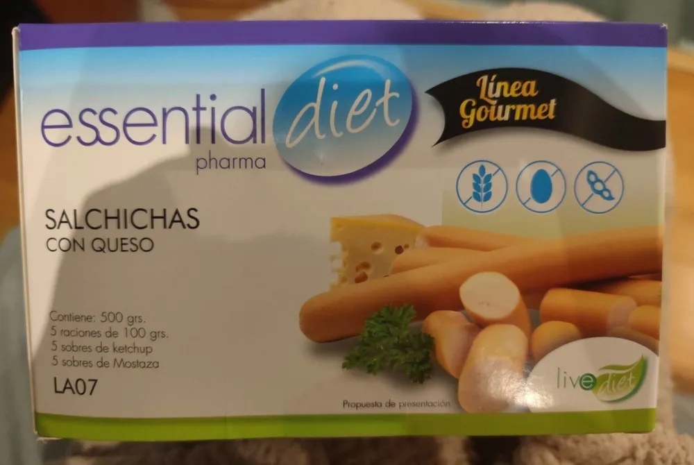 Salchichas con queso