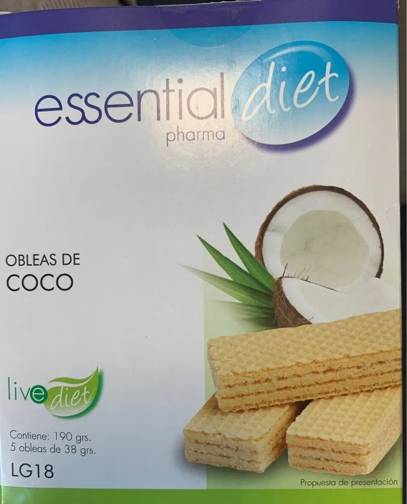 Obleas de coco