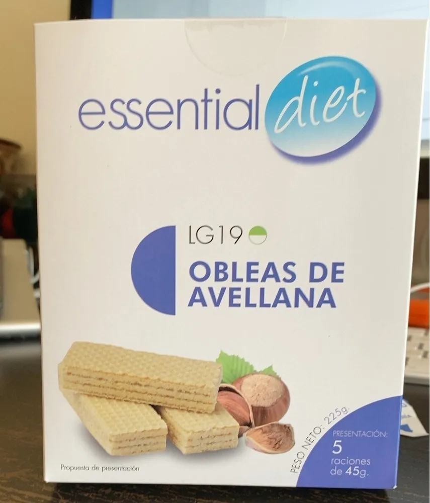Obleas de avellana