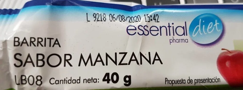Barrita sabor manzana