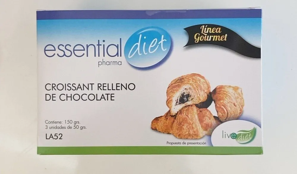 Croissant relleno de chocolate