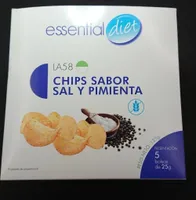 Chips sabor sal y pimienta