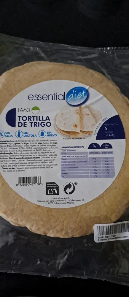 Tortilla de trigo