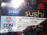 Surtido sushi salmón 16 piezas